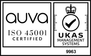 UKAS ISO 45001 white